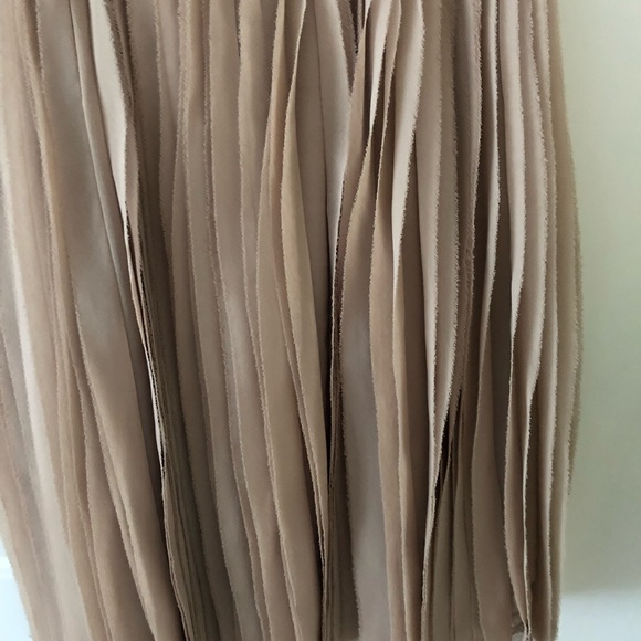 BCBGMaxAzria Tan mini corset asymmetrical dress - Picture 5 of 8